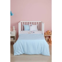 Dolly Mint Punch Nakışlı %100 Pamuklu Bebek Nevresim Takımı Çok Renkli