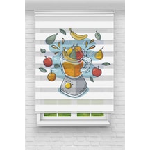 Perdeoutlet38 Baskılı Renkli Mutfak Blender Dijital Baskılı Zebra Perde-cocuk Odası-stor Perde Model:tyc974c03ba1e9f34b6881b00 Çok Renkli