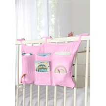 Bebek Beşik Yanı Organizer 6 Cepli Pratik Organizer Pembe