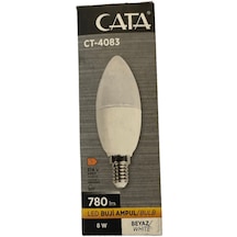 Cata Ct-4083 8w 6400k Beyaz Led Buji Ampul E14 Duylu 10 Adet
