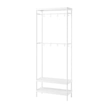 Mackapar Metal Portmanto - Askılık - Beyaz - 78x32x200 Cm Mackapar Metal Portmanto - Askılık - Beyaz - 78x32x200 Cm