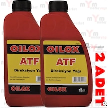 Oilox Atf Hidrolik Kırmızı Direksiyon Yağı 2 x 900 ML