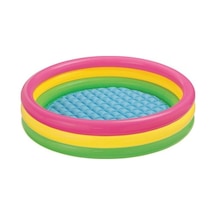 Intex 3 Bogumlu Sunset Yumuşak Tabanlı Havuz 114 X 25cm Çok Renkli