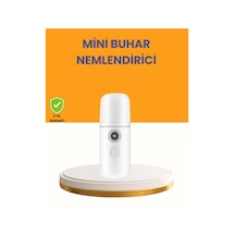 Hubrendy Tekno Taşınabilir Şarjlı Buhar Nemlendirici Kablosuz Akıllı Pro Teknolojili Mini Cilt Ve