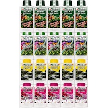 Ozn-tropikal 4 Farklı Bitki Ve Çiçek Bakım Besini 20 X 225 Ml