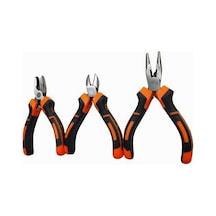 Makroyapı Mini Kargaburun Pense Yan Keski Set 3'lü Mini 13 CM