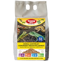 Bonny Nice Doğal Çam Pellet Sürüngen Taban Malzemesi 1.8 KG 3 L