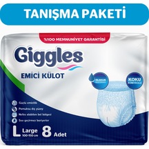 Giggles Yetişkin Emici Külot Large Tanışma Paketi 8'Li