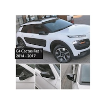 Citroen C4 Cactus Yarasa Ayna Kapağı - Parlak Siyah Abs Plastik