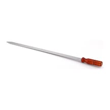 Gönen Çelik Paslanmaz Şiş 1 Adet 2.50 Cm Yası 60 Cm Boy Ahşap Sa