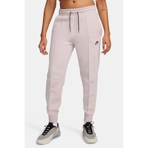 Nike Sportswear Tech Fleece Standart Fit Mid Rise Jogger Kadın Eşofman Altı Lila