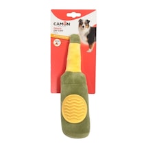 Camon Şişe Şeklinde Gıcırtılı Sesli Polyester Köpek Oyuncağı 29 Cm