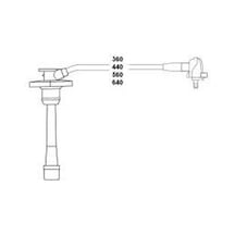 Hellux Buji Kablosu Toyota Corolla 1.6l 4a-fe Ae101 Ae111 Dohc Enjeksiyonlu 92-00 Hbk.3670 9091915510 9091922373 9091922325