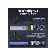 Titreşim Önleyici 360 Dönebilir Araç Telefonu Tutucu - Mıknatıslı