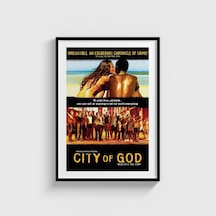 City Of God 2002 Film Posteri Tablo Çerçeveli Poster Duvar Dekorasyonu Siyah Çerçeveli Tablo Siyah Çerçeveli Tablo Dn11d270sıyah