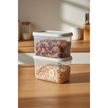 Bernardo Hide Plus 2'li Saklama Kabı 1900 Ml Beyaz