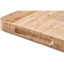 Cut&carve Plus Büyük Bambu Kesme Tahtası, Bambu 12v