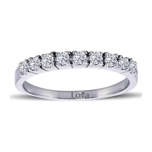 Lova 0,37 Karat Pırlanta Yarımtur Yüzük - 1050210