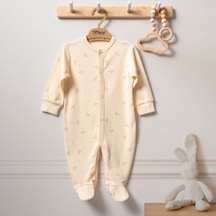 Tiffany Baby & Kids Tiffany Baby Organik Bird Theme Patikli Tulum 24040 Ekru