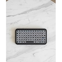 Siyah Kablosuz Mini Rgb Işıklı Klavye Bluetooth 5.2 İnce Tasarım Mh-hs4603-2337