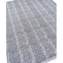 Siyah Gri Desenli Dolgun Esnek Jakarlı Örme Kumaş Hırkalık & Kazaklık 160x100cm-12656 Siyah,gri
