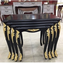 Masifart Plum Lükens Oymalı Zigon Siyah Lake - Varak