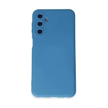 Samsung Galaxy M34 5g Kılıf Nano İçi Kadife Silikon - Mavi