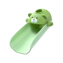 Ankatek Yeşili Yeşil Ve Su Silikon Sıçrama Karikatür Çocuk Anti-haşlanma Dh Yeşil Yeşil