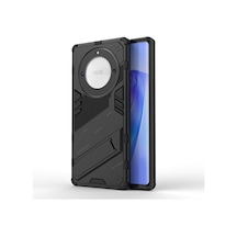 Honor X9A Matrix Serisi Armor Standlı Koruma Kılıf - Siyah AL3416