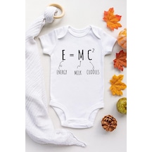 Babylimon Unisex Formül Kısa Kol Çıtçıtlı Body Zıbın Beyaz - 132151143 Beyaz