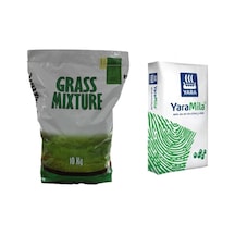 Ayrex 6'li Karışım Çim Tohumu - 10 Kg + Çim Gübresi - 10 Kg 0,250