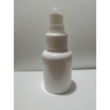 60Ml Beyaz Mat Tombul Plastik Şişe+Sprey Başlı.100 Adetk