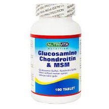 Nutrivita Nutrition Glucosamine Chondroitin  Msm 180  Tablet