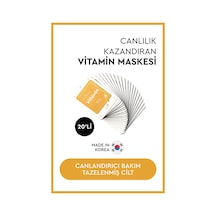Mjcare On Vitamin Mask - Vitaminli Yüz Maskesi 20'li