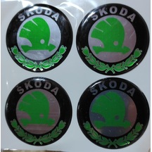 Skoda Plasto (Damla) Yapıştırma Jant Göbeği 4 Lü 50 Mm (553681596)
