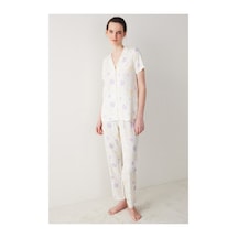 Penti Spring Dream Beyaz Pijama Takımı Beyaz