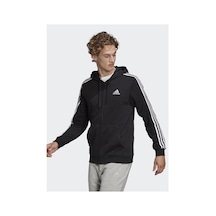 Adidas Gk9032 M 3s Ft Fz Hd Erkek Eşofman Üstü Siyah