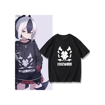 Startmore Siyah Mavi Arşiv Manga Grafik Tee Onikata Kayoko Anime Üs Siyah
