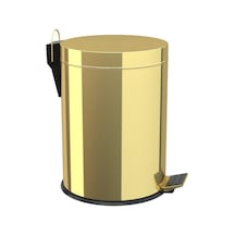 Fkn Altın Pedallı Çöp Kovası Altın