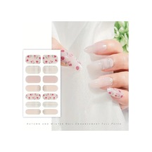 Jelüx Garden - Pastel Renkli Çiçekli Yapışkan Jel Tırnak Seti 5 Farklı Boy 14 Adet 98638198