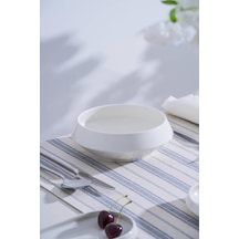 Acar Jea-07387 Rumi Beyaz Porselen 18 Cm Yuvarlak Kase 4 Adet