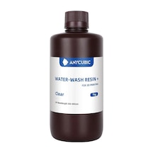 Anycubic Suda Yıkanabilir Şeffaf Reçine Plus 1 KG