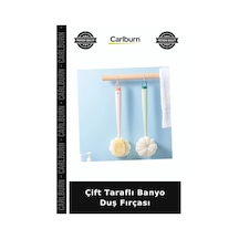 Çift Taraflı Banyo Duş Fırçası Vücut Bakımı Temizlik Yardımcısı Cilt Temizliği