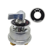 Yuntech01 12v/24v Akü Kesici Anahtar, Akü Yalıtım Isolatörü - Utv, Araba, Karavan Ve Tekne İçin Çelikten Yapılmış