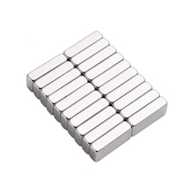 2 Adet 20x10x5 Mm Neodyum Magnet N35 Güçlü Mıknatıs Köşeli Ve Dayanıklı Nikel Kaplama