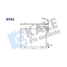 Klıma Radyatoru Fıesta 14 B-max 14 Ecoboost 1.0 Kale Radyatör C1b119710bc/ 1806682/ 1822534/