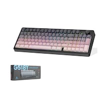 Good Pro G518yp Tri Mode Gaming Klavye Rgb Sessiz 95 Tuş Pembe