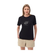 Columbia Csc W Splattered Ss Tee Kadın Yuvarlak Yaka Tişört Siyah Cs0490