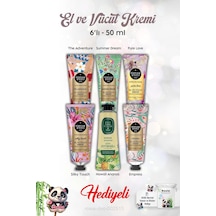 Hawaii Ananas, Silky Touch, Pure Love, Summer Dream, The Adventure, Empress 50 Ml El Kremi 6'lı Ve Rosie