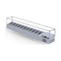 Iceinox Set Üstü Saladbar Cam Kapak Gn 1/4-150: 11 Adet